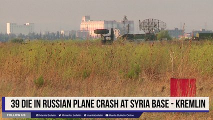 39 die in Russian plane crash at Syria base- Kremlin
