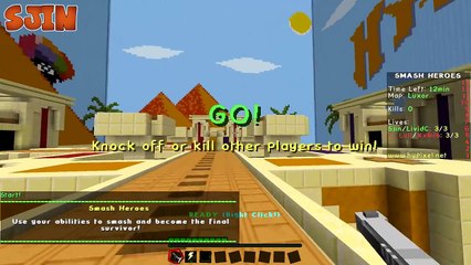 Minecraft Minigames Smash Heroes - Darth OP
