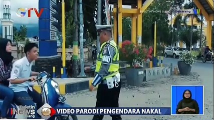 Lucunya Video Parodi Pengendara Nakal ala Satlantas Polres Polman