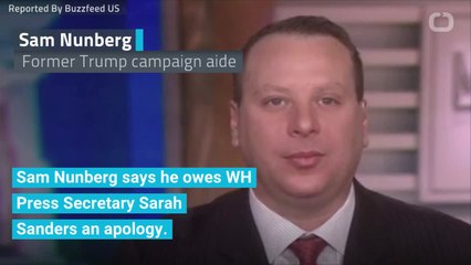Former Trump Aide Blames "Rough Day" For Threatening, Insulting Sarah Sanders