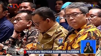 Pemrov DKI Jakarta Akan Ubah Penataan Trotoar Sudirman-Thamrin