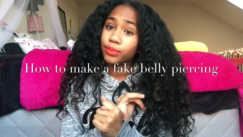 How To : Make A Fake Belly Piercing