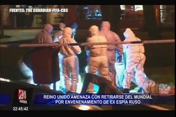 Reino Unido amenaza con retirarse del Mundial Rusia 2018