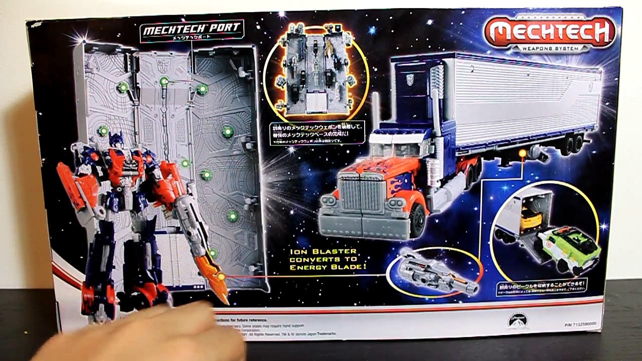 Transformers DOTM Voyager Optimus Prime With MechTech Trailer