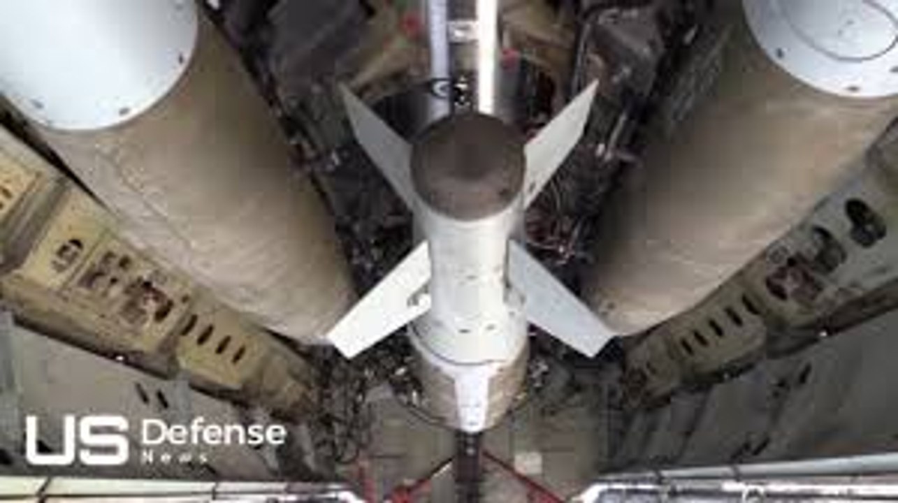 US military load new 'smart' weapons capability into B-52 bomber