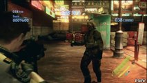 Resident Evil 6 Walkthrough - Mercenaries - Urban Chaos Piers S-Rank 150 Combo w/ kariz_ng
