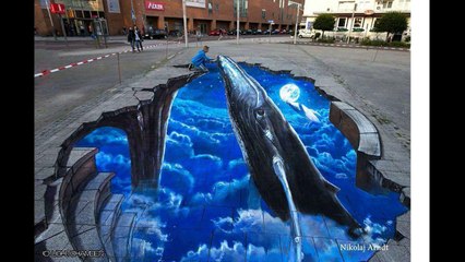 Amazing 3D Painting On The Road 1