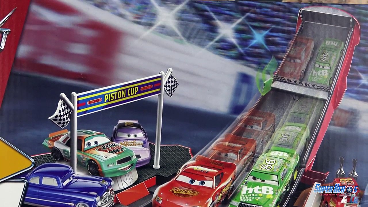 Disney Cars Flash McQueen Transformable Piste Piston Cup Jouet Toy Review Juguetes Relampago rayo