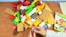 Masza i Niedźwiedź - Zbuduj Domek Mashy PlayBig Bloxx! / Build Masha`s House! - PlayBig Bloxx