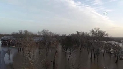 Tunca Nehri'nin Debisinin Yükselmesi - Edirne