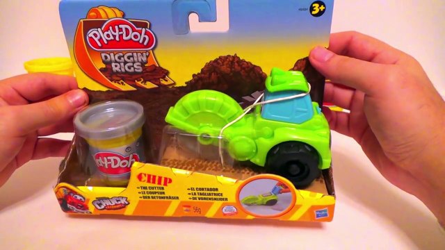 Play Doh Videos For Children Diggin Rigs Playdough PlaySet with Toy Inside in English For Kids
