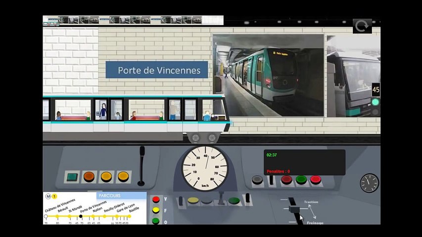 Paris Métro Simulator Ligne 1