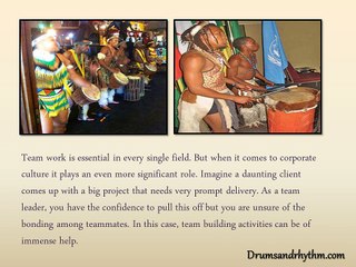 How interactive drumming helped us go strength to strength!