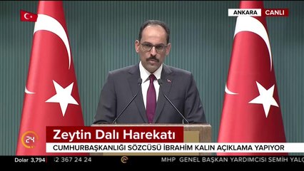 Kalın gündeme ilişkin konuşuyor