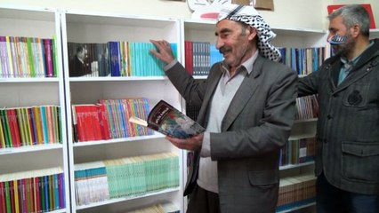 Siverek köy okulunda Afrin şehidi adına kütüphane açıldı