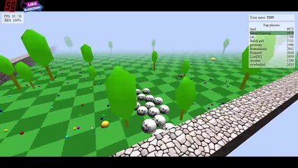 BiOME 3D | 3D AGAR.iO - 18.000 MASS Gameplay