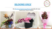 The Meaning of Anniversary Flowers - Blooms Only