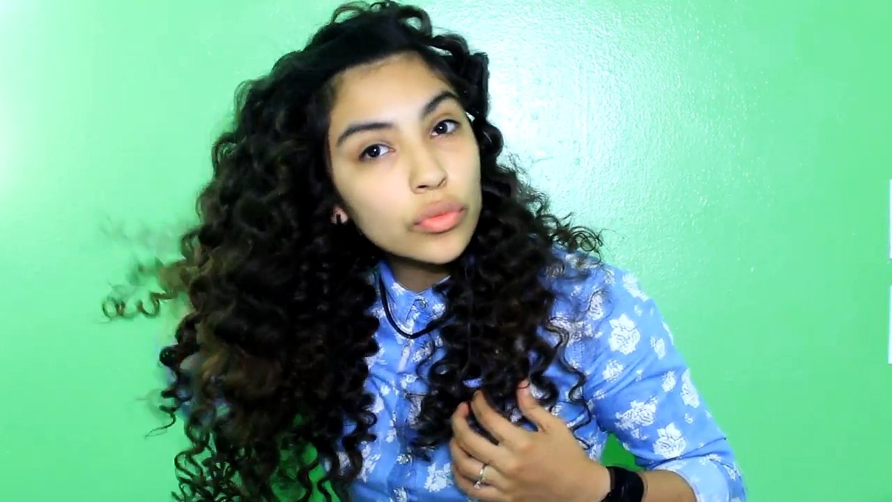 Small Flexi Rod Curls Tutorial