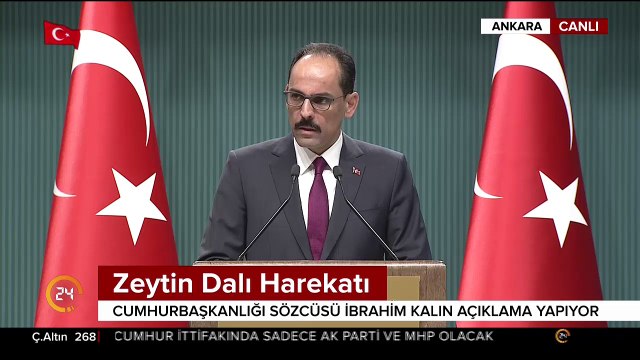 Hükümetten Münbiç'ten Afrin'e kaydırılan teröristlere ilişkin ABD´ye net mesaj