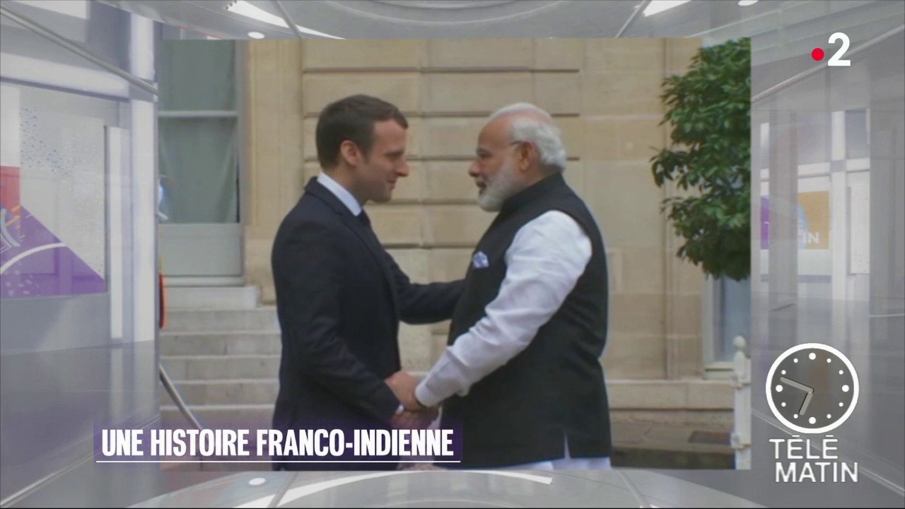 Histoire histoires - Le président Macron en visite en Inde