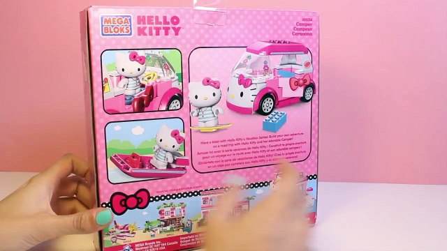 Hello Kitty Mega Bloks Hello Kitty Camper Van Caravana Lego Duplo Construction Blocks ハローキティ