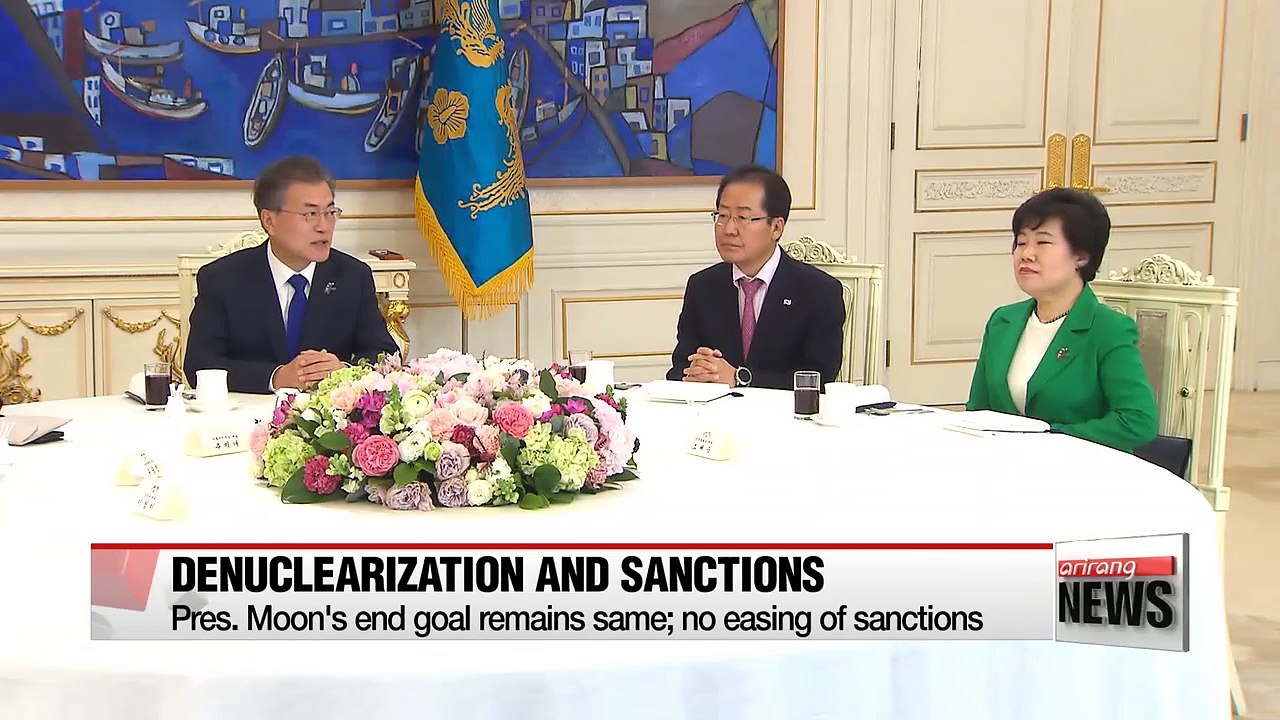 After inter-Korean summit announcement, S. Korea's Moon says "ultimate goal, getting rid of all nuclear weapons"