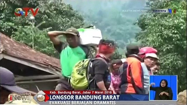 Evakuasi Longsor Bandung Barat Berlangsung Dramatis