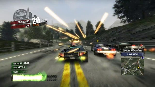 Burnout Paradise: The Ultimate Box - Road Rage Gameplay / Takedowns with Jansen P12. (PC)