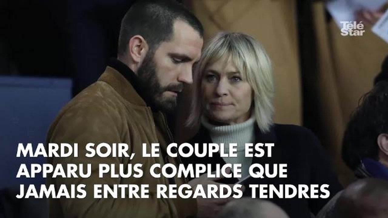 PHOTOS. PSG-Real : Robin Wright (House of Cards) très amoureuse avec son chéri Clément Giraudet