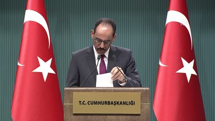 Kalın: '(Türkiye-AB zirvesi) AB üyeliğini stratejik bir öncelik olarak görüyoruz' - ANKARA