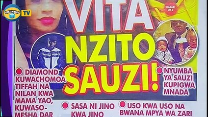 KIMENUKA:Diamond kupiga mnada nyumba ya Sauzi, Watoto kurudishwa Dar