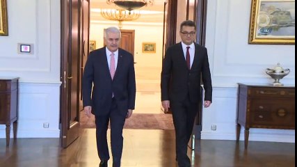 Başbakan Yıldırım, KKTC Başbakanı Enhürman’ı Kabul Etti