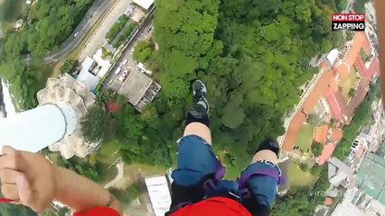 Kuala-Lumpur : un saut en basejump de 420 mètres de hauteur (vidéo)