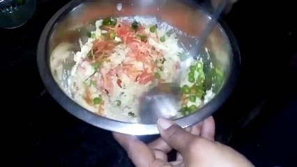 instant rava uttapam_recipe/semolina pancake/रवा  उत्तपम/सूजी उत्तपम