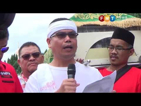 Jamal usung keranda dakwa Selangor seleweng khairat kematian