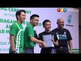 Signing ceremony between Grab and Petronas