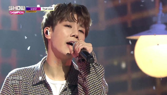 Show Champion EP.260 KIM SUNGKYU - True Love [김성규 - 트루러브]