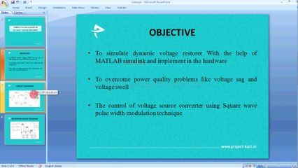 MODELING AND ANALYSIS OF DYNAMIC VOLTAGE RESTORER (DVR)-SIMULATION