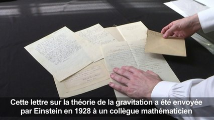 Une lettre d'Einstein vendue plus de 100.000 dollars à Jérusalem