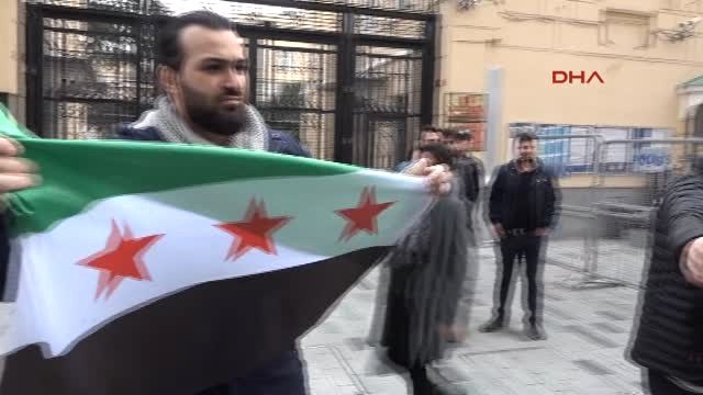 Rusya Başkonsolosluğu Önünde Protesto