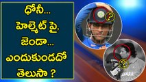 Dhoni's Helmet Doesn't Have National Flag, Know Why ?