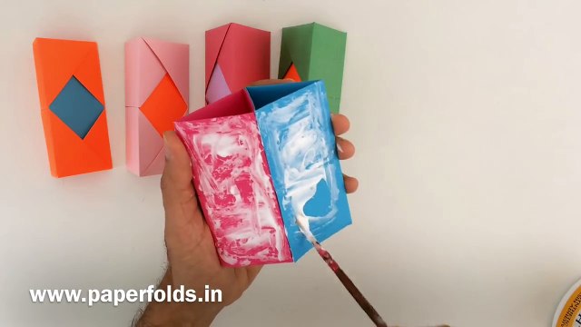 Hexagonal Pen | Pencil Holder - DIY | Handmade - Tutorial by Paper Folds ❤️