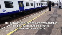 TfL Rail Class 315 and Greater Anglia Class 321 at Harold Wood station during delays