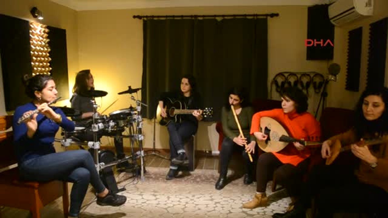 Samsun Samsun'da Yeni Kurulan Amazon Band Kadın Grubu İlk Çalışmasını Kadınlara Armağan Etti