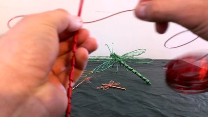 How to make a dragonfly with wire