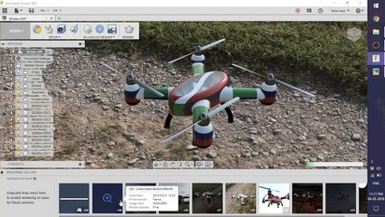 Peek at my 3D Gallery | Drone model | 3D Training Project