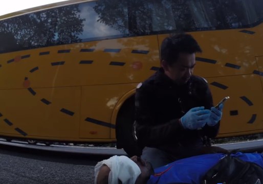 Injured Man Asks Stranger to Call Boss to Say He'll Be Late After Traffic Collision