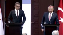 Başbakan Yıldırım KKTC Başbakanı Tufan Erhürman ile Ortak Basın Toplantısında Konuştu -1