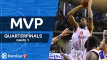 7DAYS EuroCup Quarterfinals Game 1  MVP: Jalen Reynolds, Grissin Bon Reggio Emilia