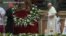 Pope meets with Italian bishops to lead a Profession of Faith, before the tomb of  St. Peter